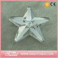 pentagram acrylic crystal rhinestone,sewing five-pointed star ornament